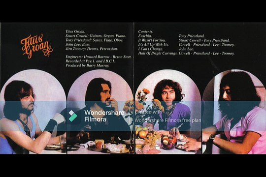 Titus Groan – Titus Groan ; Prog Rock Year: 1970