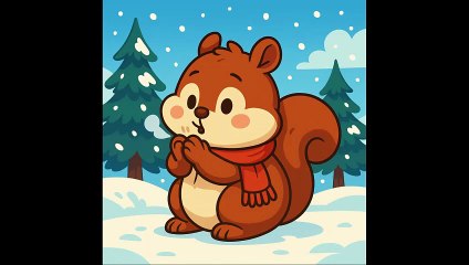 La ardillita calienta sus patitas - Cuentos de Hadas de North Dakota - North Dakota Fairytales