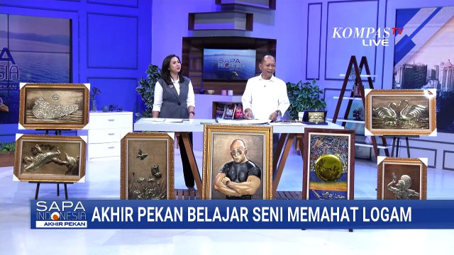 Unik! Plat Logam Kuningan Disulap Jadi Karya Seni Sarat Makna Budaya | SAPA PAGI