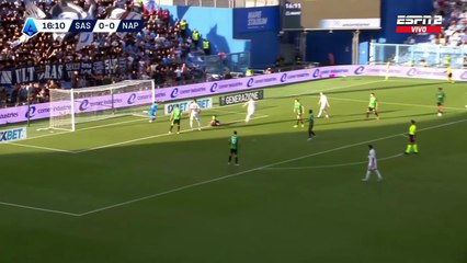 GOLAZO DE KEVIN DE BRUYNE EN SU DEBUT Y NAPOLI TRIUNFA ANTE SASSUOLO - MH SPORTS