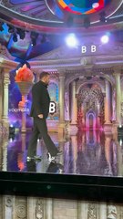 el bhai is back to where he belongs. salman poses on the sets of the newest szn of bigg boss