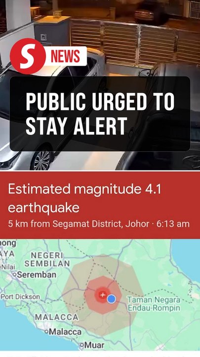 Mild earthquake struck Segamat in Johor