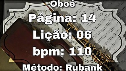 Página: 14 Lição: 06 - Oboé [110 bpm]