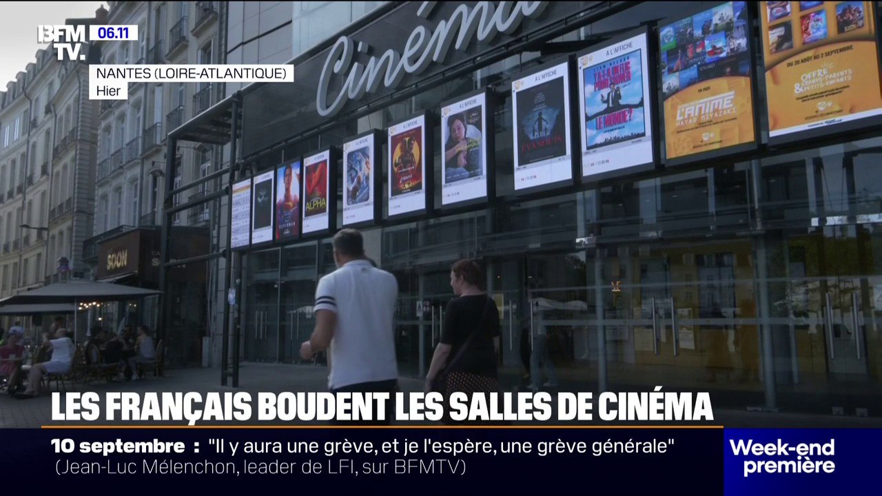 Les salles de cinéma enregistrent une baisse de fréquentation de 13% par rapport à la même période en 2024