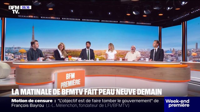 BFM Première: découvrez les coulisses de la nouvelle matinale de BFMTV qui débutera ce lundi 25 août