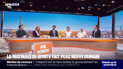 BFM Première: découvrez les coulisses de la nouvelle matinale de BFMTV qui débutera ce lundi 25 août