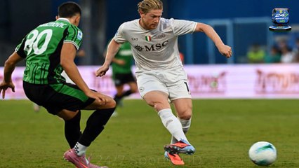 Kevin De Bruyne introduced himself to the Neapolitan faithful by scoring in his first match for new side Napoli following his move from Manchester City