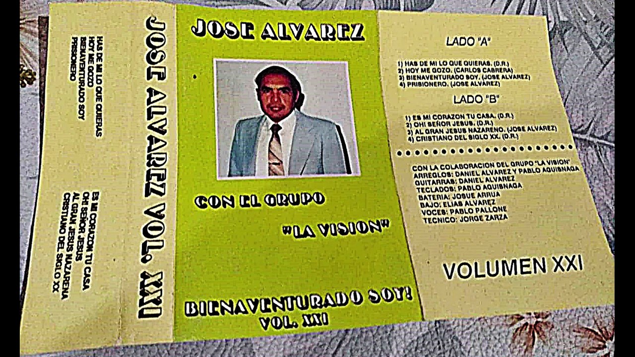 byAlvarezJose.. ---Bienaventurado Soy---XXI  Cassette .(21)