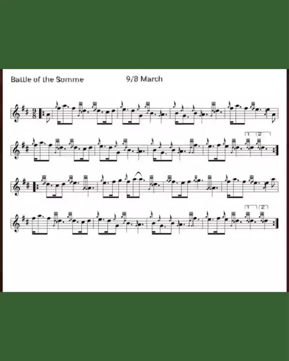 How to Play "Battle of Somme"  9/8 with Music 🎶