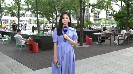 [날씨] 뜨거운 휴일, 35℃ 안팎 극한 폭염...내일은 비, 경기 북부 최고100mm / YTN