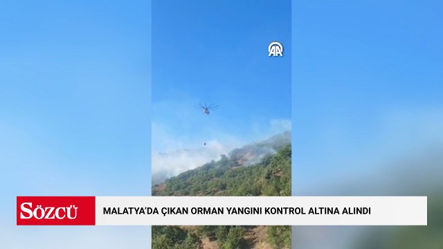 Malatya'da çıkan orman yangını kontrol altına alındı