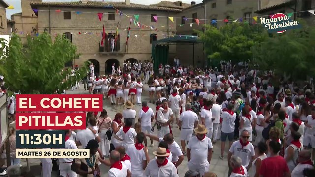 Fiestas de Pitillas, vive el Cohete este martes 26 de agosto desde las 11:30 horas