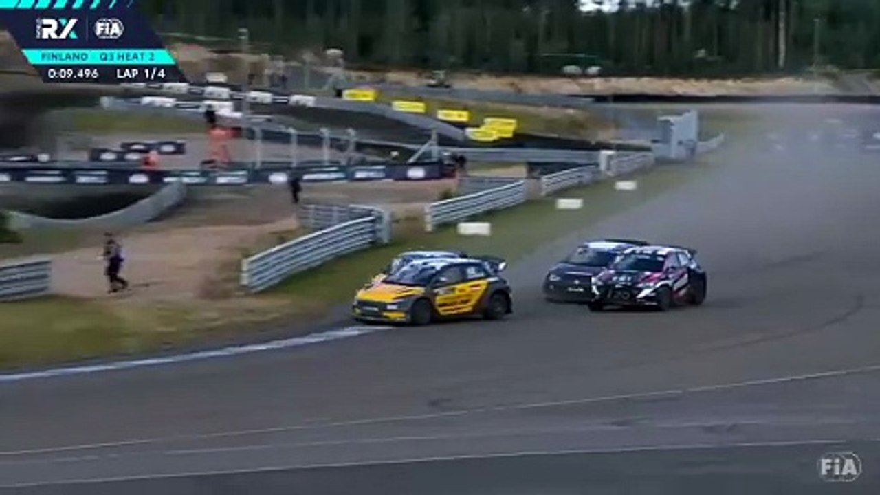 World RX 2025 Finland Q3 Heat 2 Start Gronholm Epic Drift