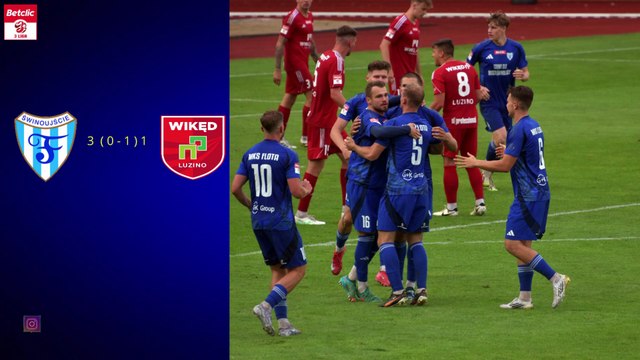 Skrót meczu Flota Świnoujście 3 - 1 ( 0 - 1 ) Wikęd Luzino