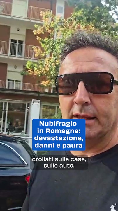 Nubifragio in Romagna: devastazione, danni e paura