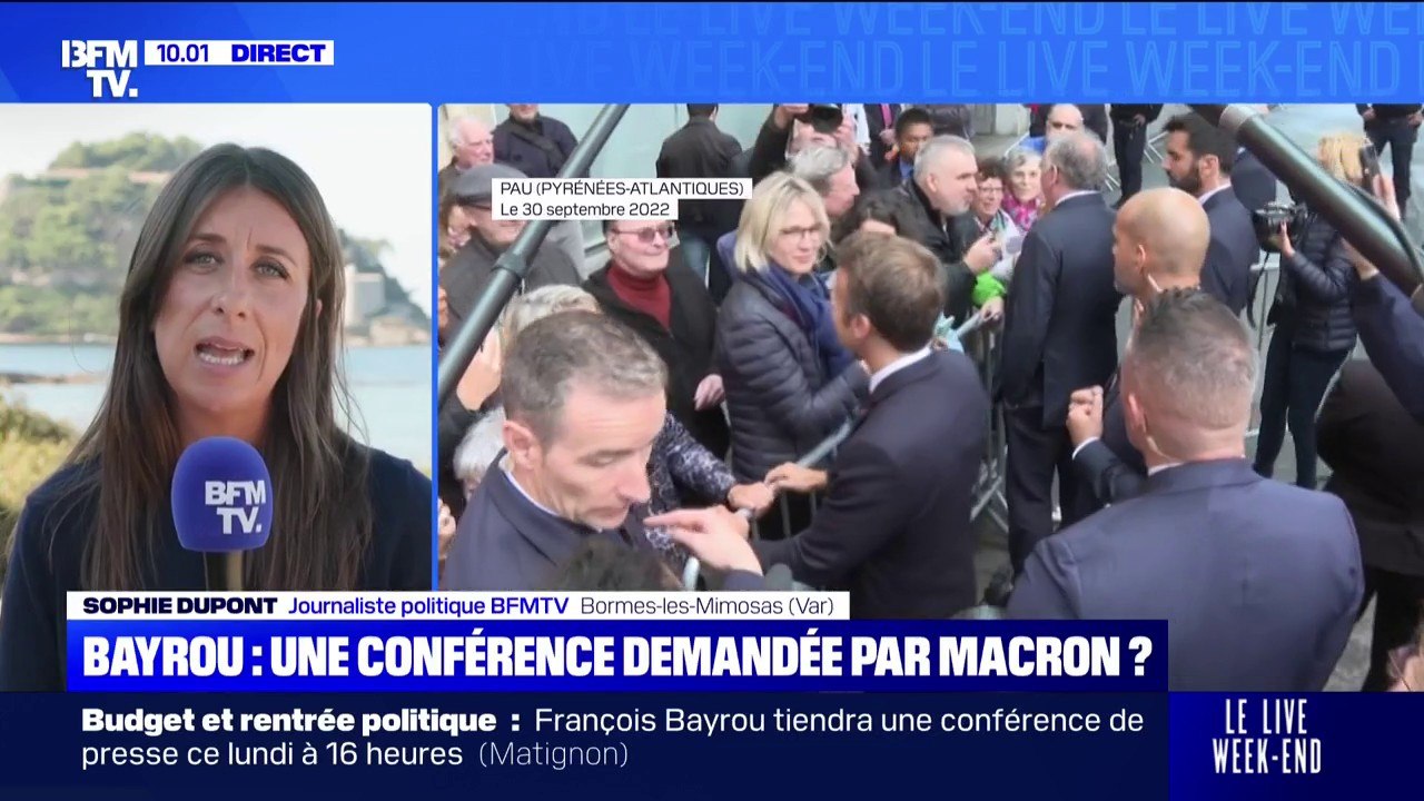 Budget: la conférence de presse de François Bayrou demandée par Emmanuel Macron?