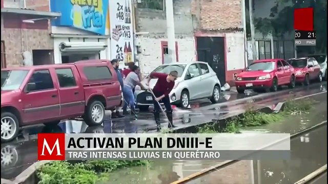 Querétaro activa plan de emergencia tras lluvias que dejan dos muertos y daños graves