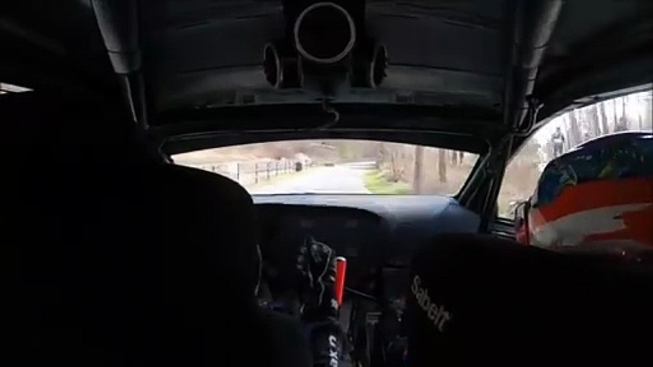 Un pilote de rallye très chanceux