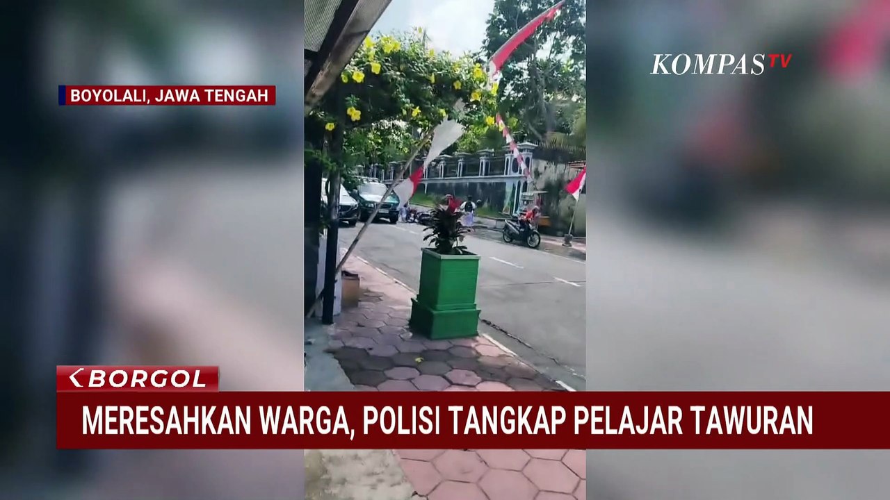 Polisi Ringkus Pelajar Tawuran di Boyolali, Terbukti Konsumsi Minuman Keras | BORGOL