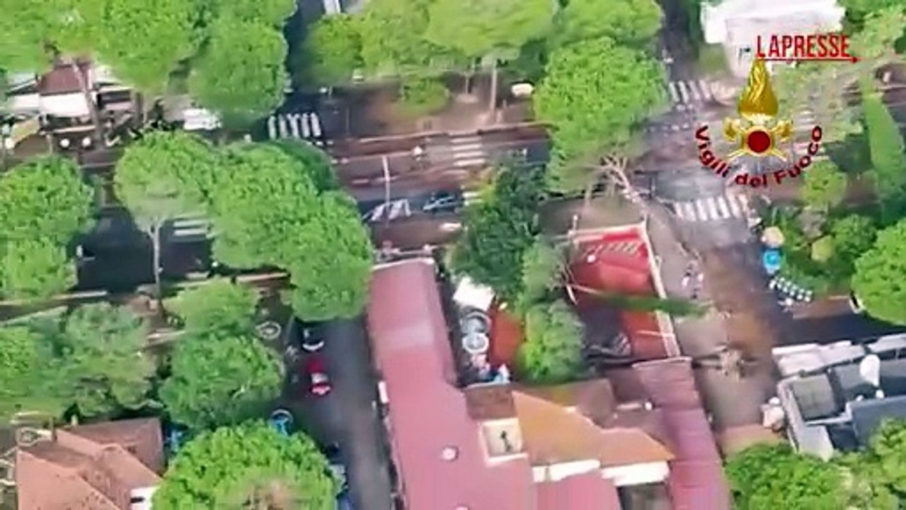 Maltempo sulla riviera romagnola: le immagini dall'alto delle zone pi? colpite