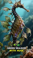 🌿🐉 Leafy Sea Dragon – The Real-Life Swimming Plant Dragon