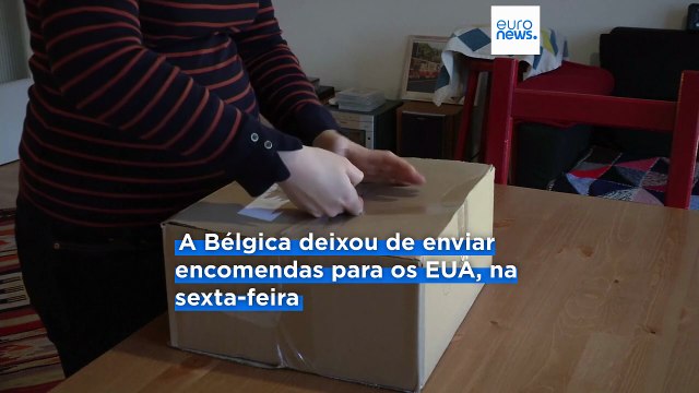 Serviços de correios europeus vão suspender envios postais para os EUA por causa das tarifas