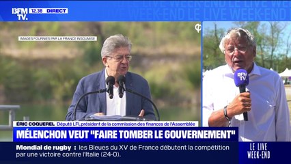 Blocage du 10 septembre: "Nous entendons assumer notre rôle de premier opposant au gouvernement Bayrou", affirme Éric Coquerel