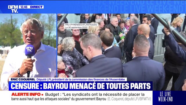 Motion de censure: Éric Coquerel voit mal les socialistes sauver le gouvernement Bayrou