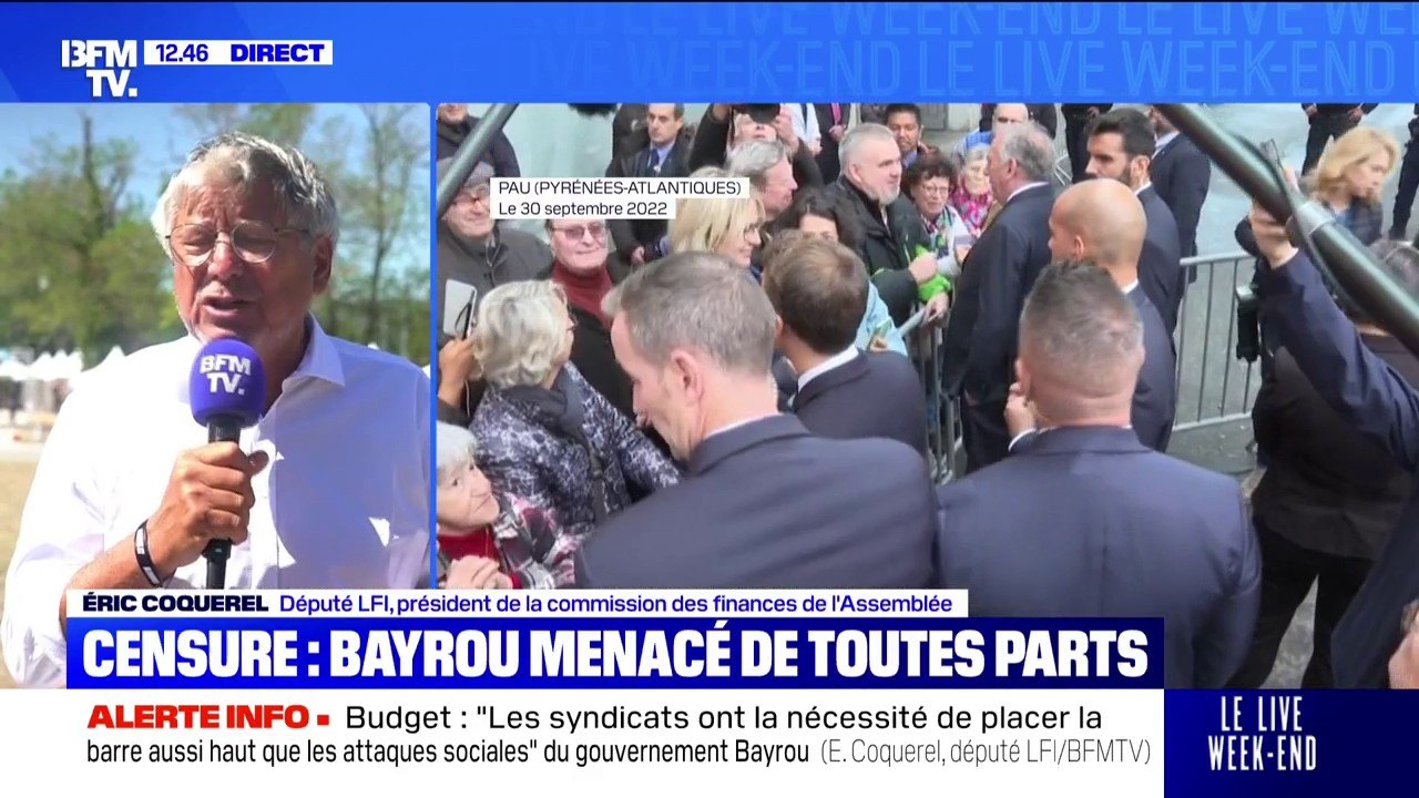 Motion de censure: Éric Coquerel "voit mal" les socialistes "sauver le gouvernement Bayrou"