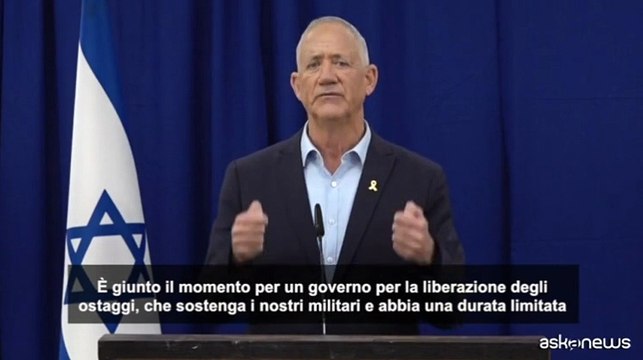Israele, Gantz: diamo vita a governo di emergenza per liberare ostaggi