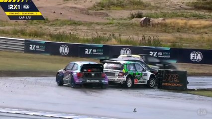WRX Euro RX1 2025 Finland Semi Final 2 Start Chaos Ohman Win