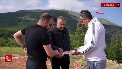Kahramanmaraş dağlarına Türkiye’nin en büyük bayrağı işleniyor