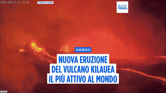 Hawaii, nuova eruzione del vulcano Kilauea