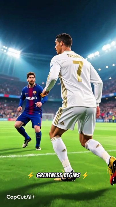 Messi & Ronaldo in a Rainy Duel