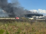 Battipaglia, incendio nella zona industriale