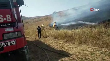Tokat’ta örtü yangını kontrol altına alındı