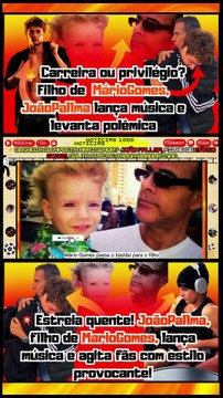 💥 Estreia quente! #JoãoPallma, filho de #MarioGomes, lança música e agita fãs com estilo provocante!.Notícias 100 notícias dos Famosos