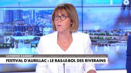 Catherine Rambert sur les débordements lors du festival d'Aurillac