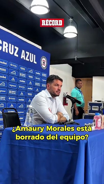 Ante la poca actividad de Amaury Morales con Cruz Azul,  le preguntaron a Nicolás Larcamón