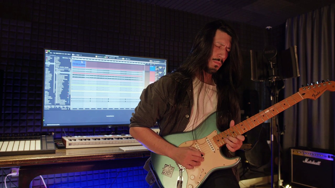 G Minor Funk Fusion Shred Guitar Solo