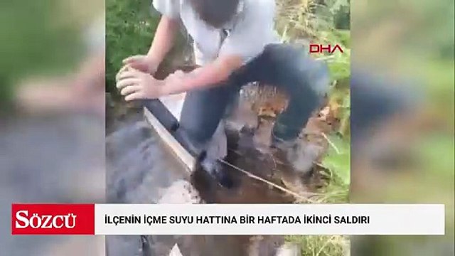 İlçenin içme suyu hattına bir haftada ikinci saldırı