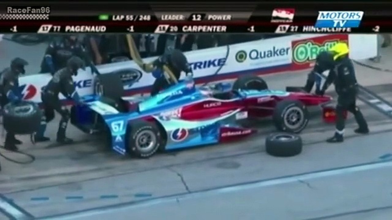 IndyCar Series 2014_Manche 8_Firestone 600_Résumé de la course (en français - Motors TV - France) [RaceFan96]