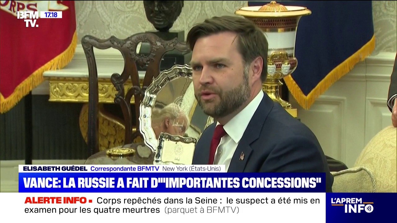 Guerre en Ukraine: J.D. Vance essaye de rassurer l'opinion américaine sur l'avancée des négociations