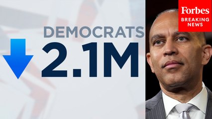 Hakeem Jeffries Grilled On Democrats' 4.5 Million Voter Registration Deficit With GOP