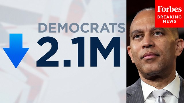 Hakeem Jeffries Grilled On Democrats' 4.5 Million Voter Registration Deficit With GOP