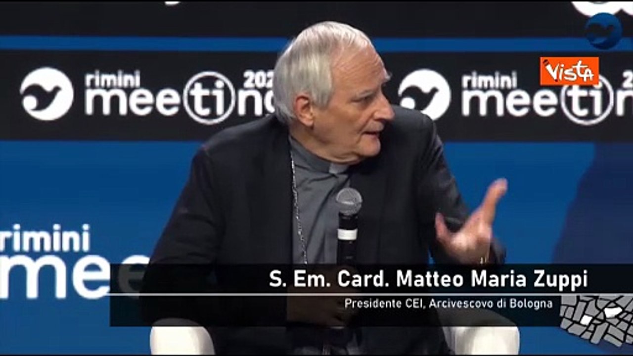 Zuppi al Meeting di Rimini: "È quando sembra che non ci sia speranza che bisogna sperare di più"