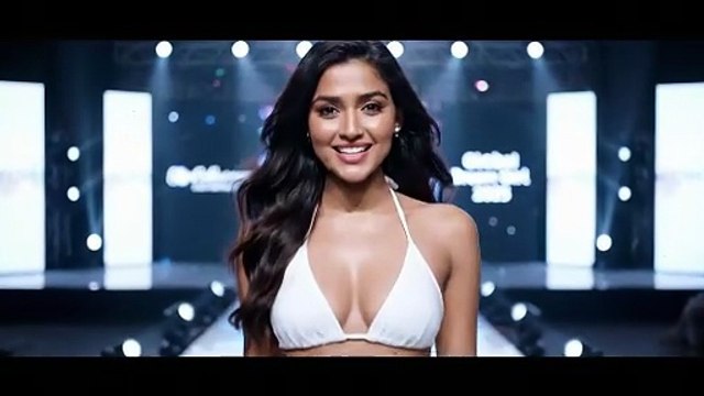 Global Dream Girls 2025 India | स्विमसूट प्रतियोगिता (भारत) | Veo AI द्वारा निर्मित