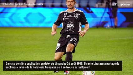 Bixente Lizarazu toujours les pieds dans l’eau mais à 16 000 km de chez lui dans un lieu que les locaux appellent fenua