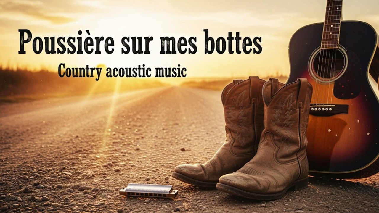 👉 Poussière sur mes bottes  Music  country acoustique (guitare & harmonica)