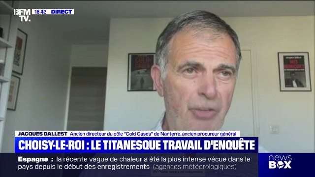 Corps retrouvés dans la Seine: On ne peut pas dire, à ce jour, qu'on a épuisé la liste des victimes , déclare Jacques Dallest, ancien directeur du pôle cold case de Nanterre